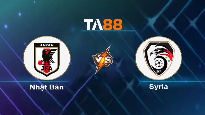 TA88 Soi kèo nhận định Nhật Bản vs Syria, 17h14 ngày 11/06/2024